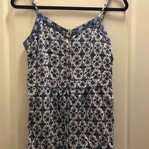 American Eagle Blue Romper